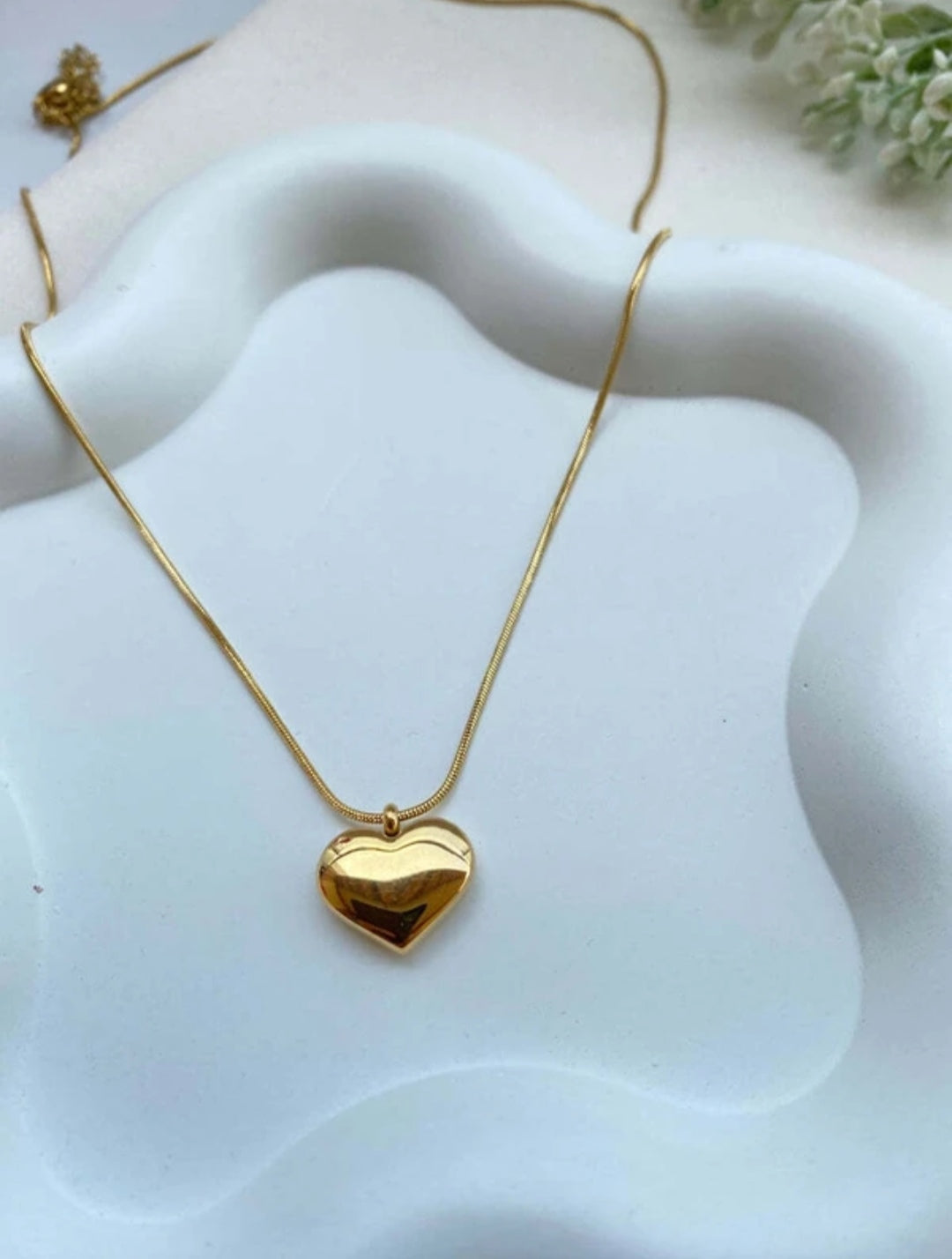 The "My Heart is Yours" β Gold Plated Minimalist Heart Necklace πβ¨