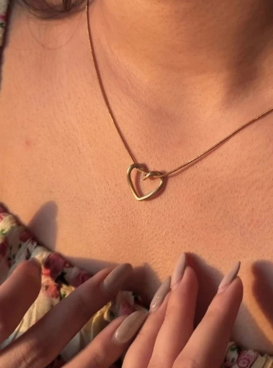 "Two Souls, One Heart" - Anti-Tarnish Gold & Silver Heart Necklace